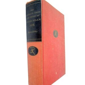 The Complete Tales and Poems of Edgar Allan Poe Book 1938 Modern Library